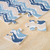 Puzzle Motif Chevron de l'océan Pacifique (Côté)