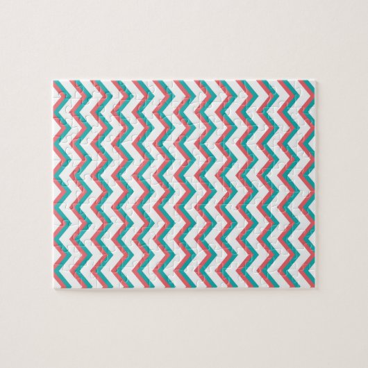 Puzzle Motif Chevron Sud-Ouest (Horizontal)