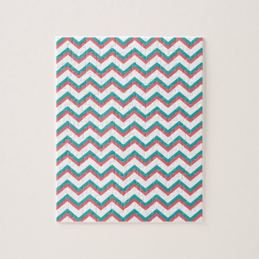 Puzzle Motif Chevron Sud-Ouest (Vertical)
