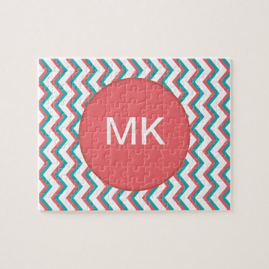 Puzzle Motif Chevron Sud-Ouest (Horizontal)