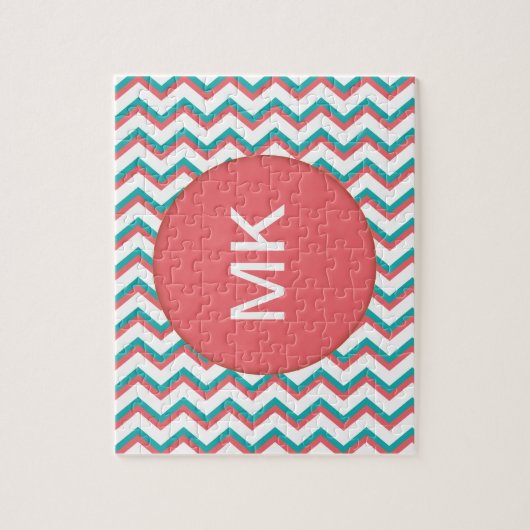 Puzzle Motif Chevron Sud-Ouest (Vertical)