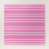 Puzzle Motif classique rayure rose blanc (Horizontal)
