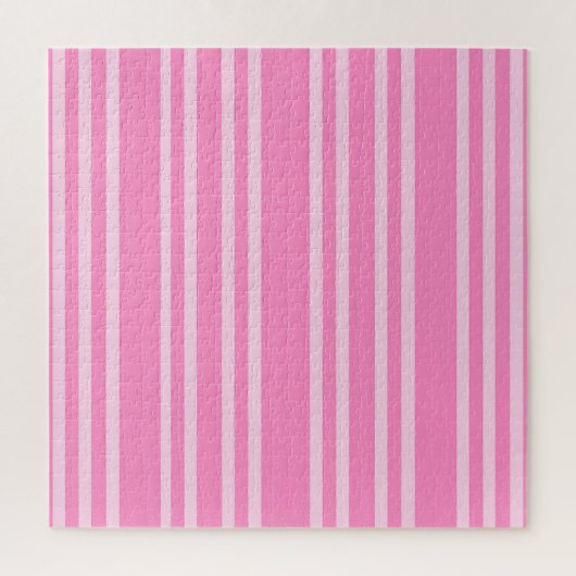 Puzzle Motif classique rayure rose blanc (Vertical)