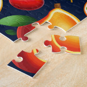 Puzzle Motif coloré de fruits exotiques (Côté)