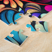 Puzzle Motif coloré Paisley (Côté)