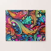 Puzzle Motif coloré Paisley (Horizontal)