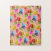 Puzzle Motif coloré Rainbow Macaron Cookies (Vertical)