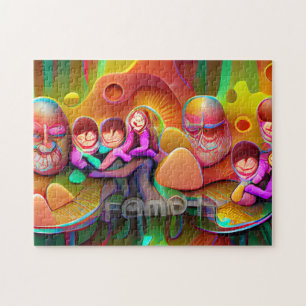 Puzzle motif créatif