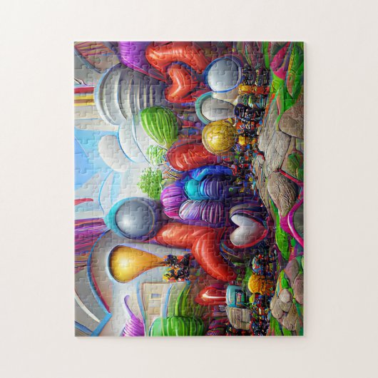 Puzzle motif créatif (Vertical)