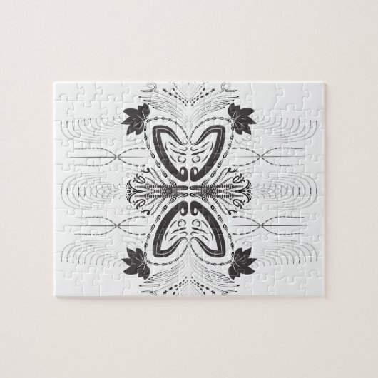 Puzzle motif créatif artistique frontière (Horizontal)