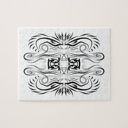 Puzzle motif créatif artistique frontière (Horizontal)