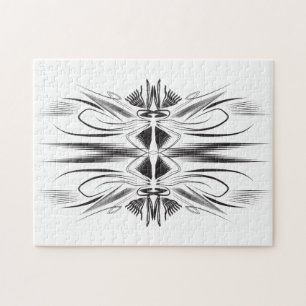 Puzzle motif créatif artistique frontière