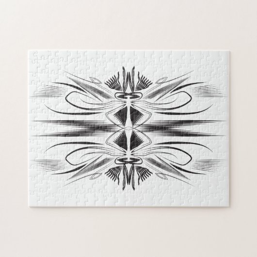 Puzzle motif créatif artistique frontière (Horizontal)