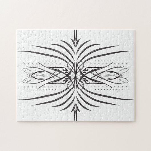 Puzzle motif créatif artistique frontière (Horizontal)