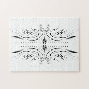 Puzzle motif créatif artistique frontière