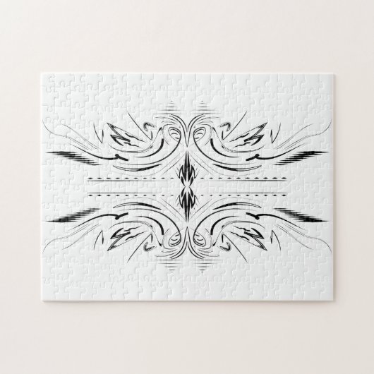 Puzzle motif créatif artistique frontière (Horizontal)