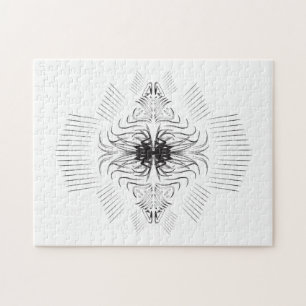 Puzzle motif créatif artistique frontière