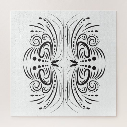 Puzzle motif créatif artistique frontière (Vertical)