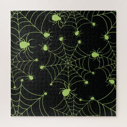 Puzzle Motif créatif Halloween Spider Net (Vertical)