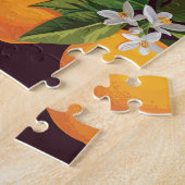 Puzzle Motif d'agrumes, Oranges Vintages de citrons. (Côté)