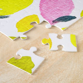 Puzzle Motif d'aquarelle citron (Côté)