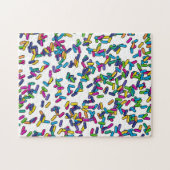 Puzzle Motif d'arrosage éparpillé (Horizontal)