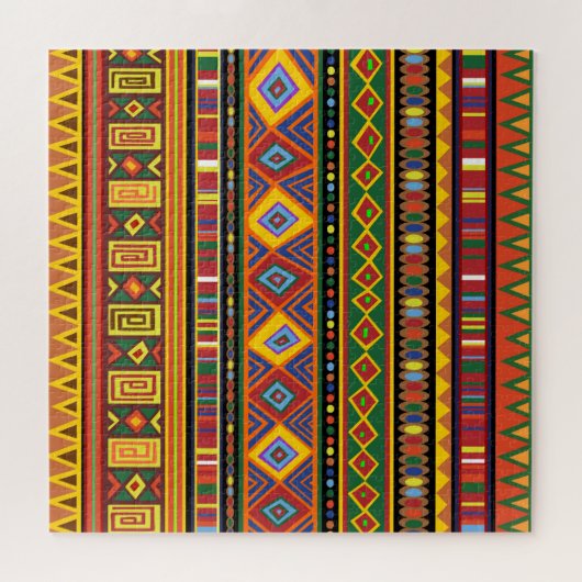 Puzzle Motif d'art ethnique en Afrique (Horizontal)