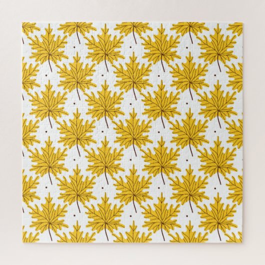 Puzzle Motif d'automne des Feuilles d'érable d'or (Vertical)