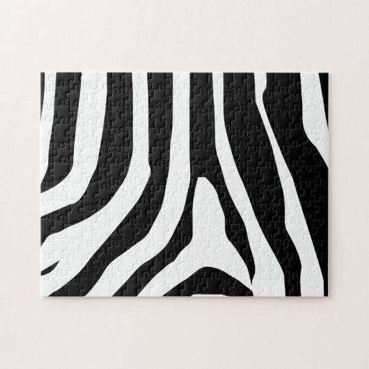 Puzzle Motif de bandes d'impression Zebra (Horizontal)