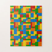 Puzzle Motif de blocs de construction en plastique (Vertical)