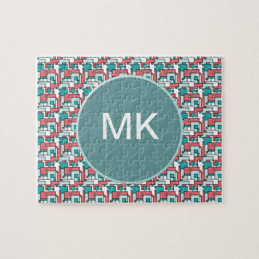 Puzzle Motif de briques rétro (Horizontal)