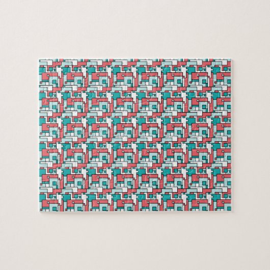 Puzzle Motif de briques rétro (Horizontal)