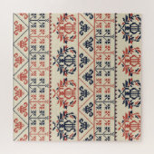 Puzzle Motif de broderie palestinienne, motif des (Horizontal)