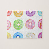 Puzzle Motif de butées toriques d'aquarelle (Horizontal)