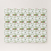 Puzzle Motif de cactus cactées succulentes | (Horizontal)