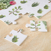 Puzzle Motif de cactus cactées succulentes | (Côté)