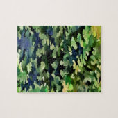 Puzzle Motif de camouflage vert et bleu (Horizontal)
