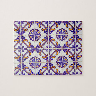 Puzzle Motif de carreaux en gros plan, Portugal
