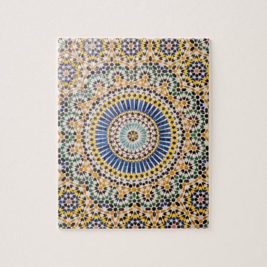 Puzzle Motif de carreaux géométriques, Maroc (Vertical)
