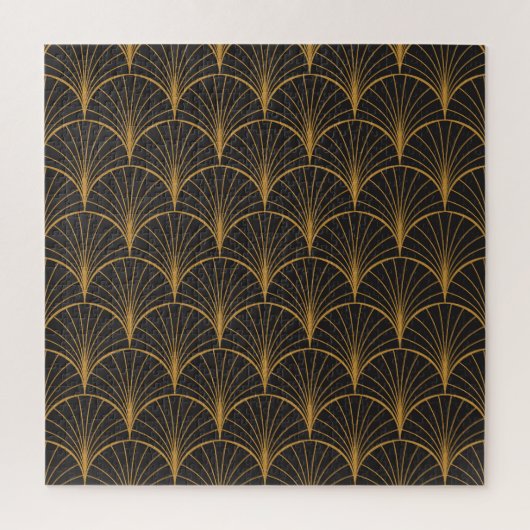 Puzzle Motif de cercles géométriques Art Déco (Vertical)