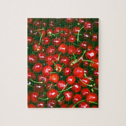 Puzzle Motif de cerises fraîches (Vertical)