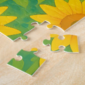 Puzzle Motif de champ de tournesol vibrant (Côté)