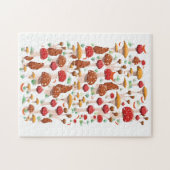Puzzle Motif de champignons mignons (Horizontal)