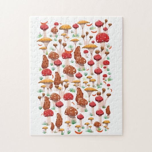 Puzzle Motif de champignons mignons (Vertical)