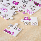 Puzzle Motif de chat Kitty difficile | Rose clair (Côté)