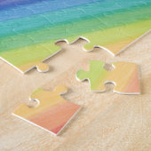 Puzzle Motif de chevauchement géométrique arc-en-ciel cla (Côté)