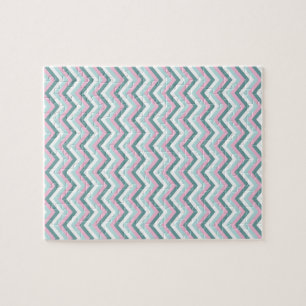 Puzzle Motif de Chevron de brume d'océan