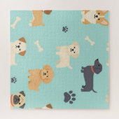 Puzzle Motif de chiots mignons (Horizontal)