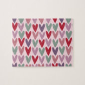 Puzzle Motif de coeur 1 (Horizontal)