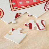 Puzzle Motif de coeur pour la Saint-Valentin (Côté)